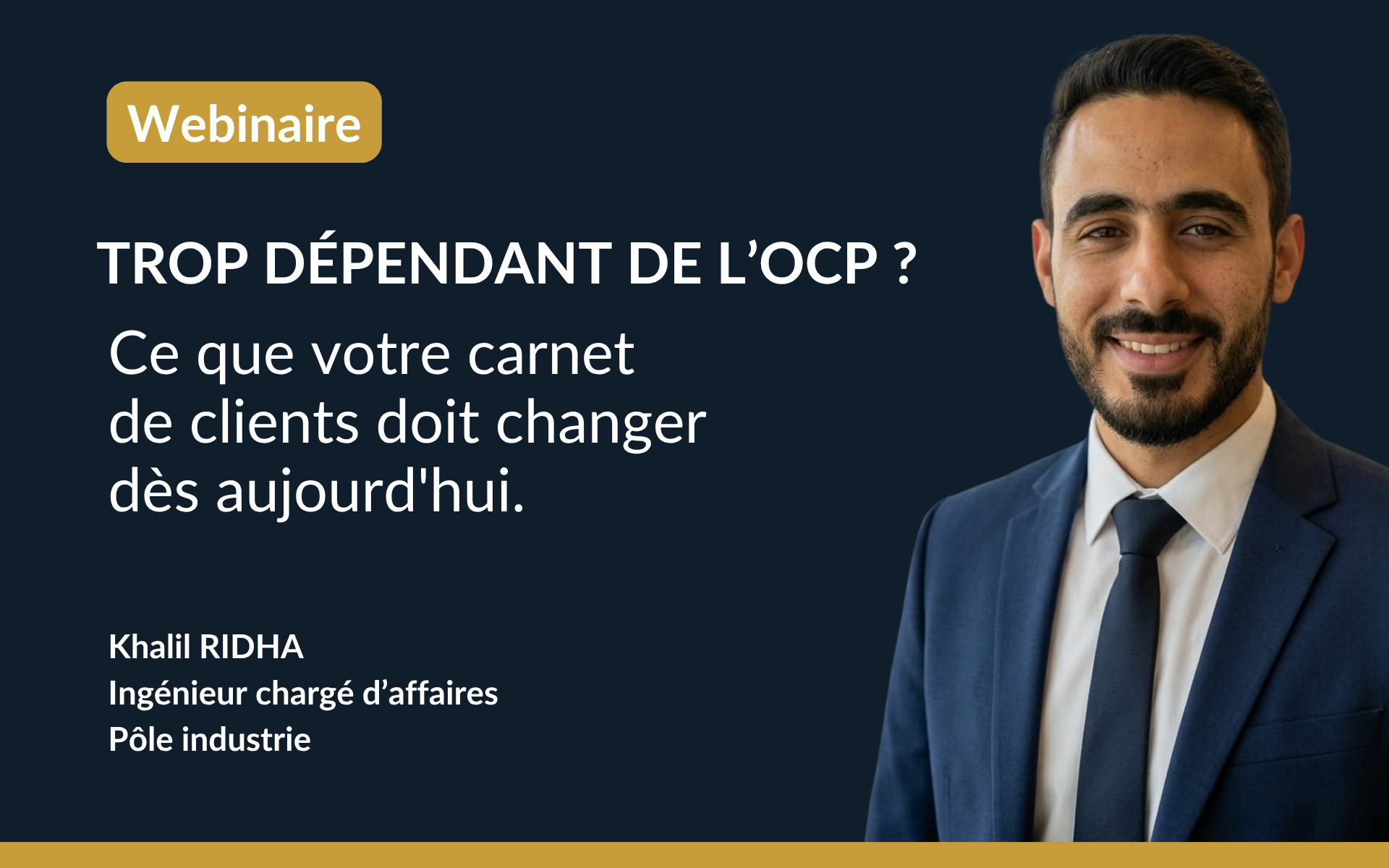 Webinaire Club Business Maroc Trop dépendant de l’OCP